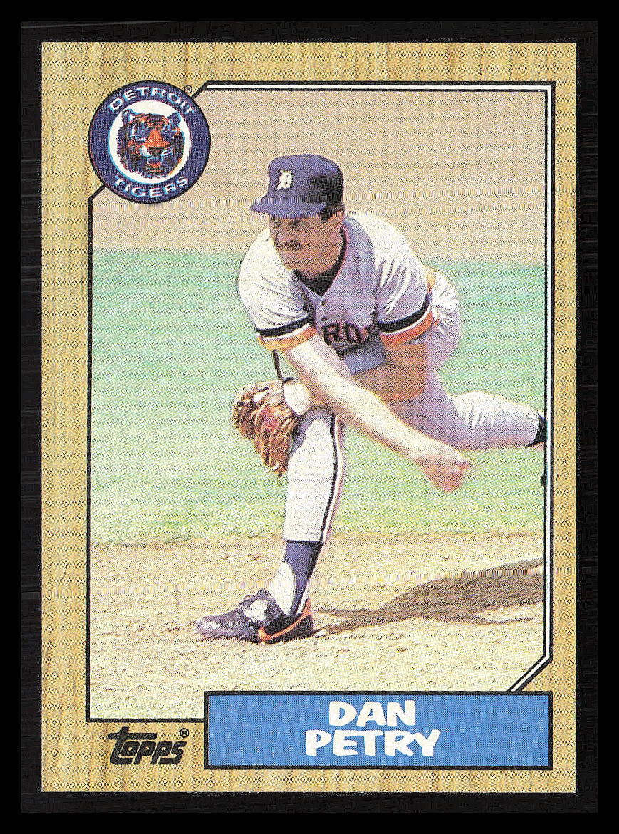 Dan Petry 1987 Topps #752  Detroit Tigers