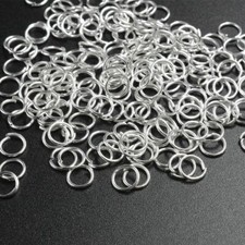 50pcs Jump Rings Split Ring DIY Charm Necklace Connector Jewelry Making Findings