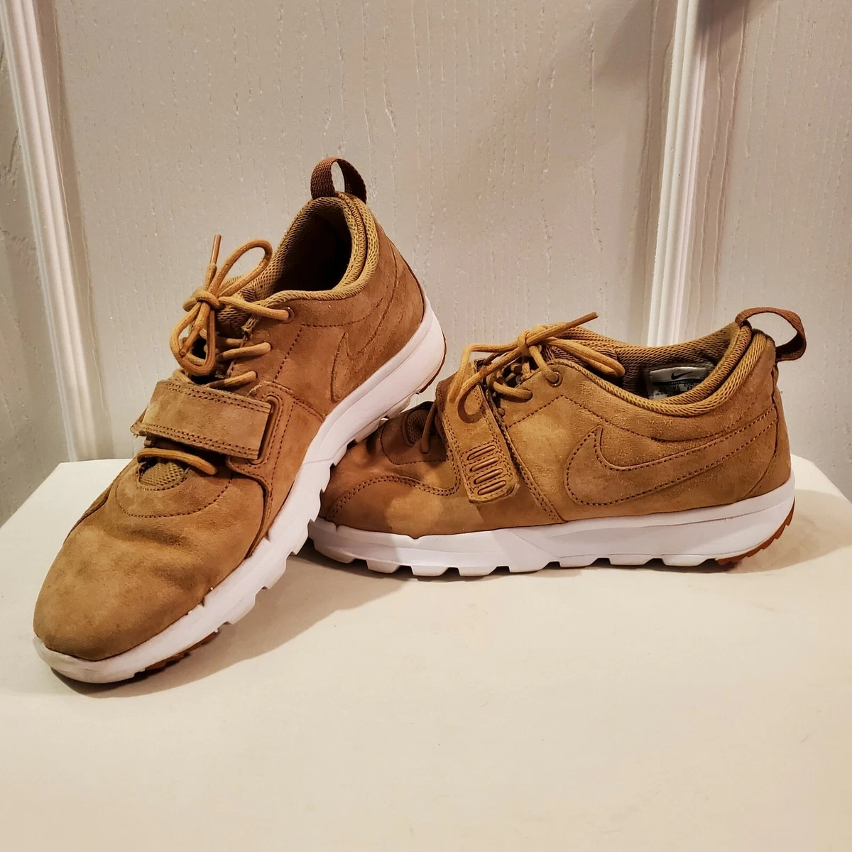 Molester Normaal Gezamenlijke selectie Nike SB Trainerendor Premium Trainer 812975-204 in Light Brown Leather |  eBay