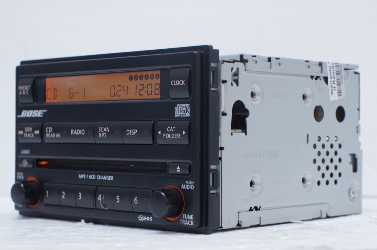 READ* 05-2007 Nissan Pathfinder Bose 6 Disc CD Radio FM/AM READ* 05-2007 Nissan Pathfinder Bose 6 Disc CD Radio FM/AM