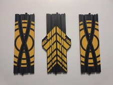 Life-Like 9 inch Slot Car Track Lap Counter and Two 9 inch Cross Overs