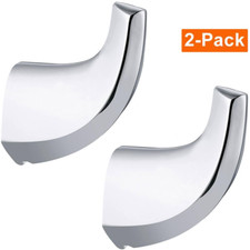 2-Pack Wall Mounted J-Hook Robe/Towel Hook in Stainless Steel Mirror Polished Ch