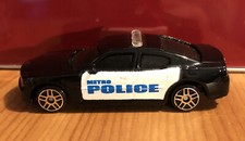 Maistro Diecast 2006 Dodge Charger Police Cruiser 1:64 Black White  11519 Mark