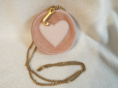 Vtg Juicy Couture 5'' Canteen Signature Mini Round Crossbody Pink