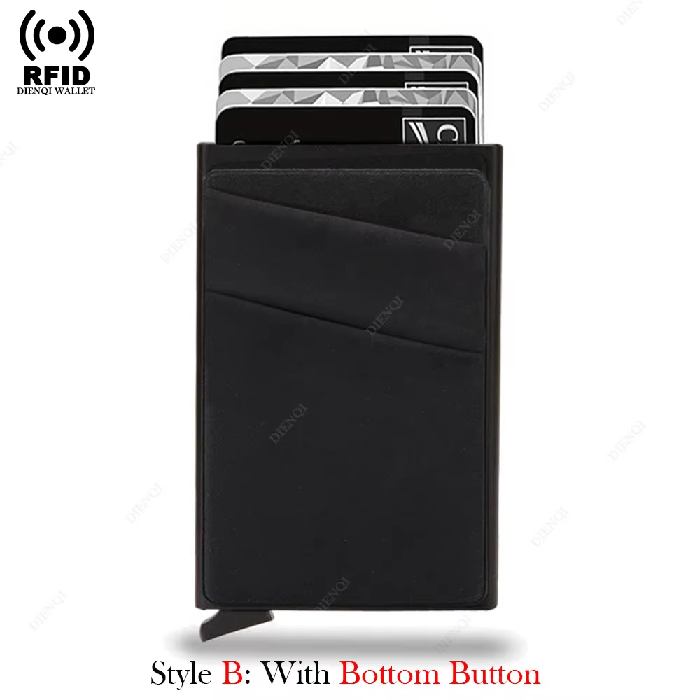 Anti-Theft Cards Protectors Card Holder Minimalist Smart Wallet RFID Protection