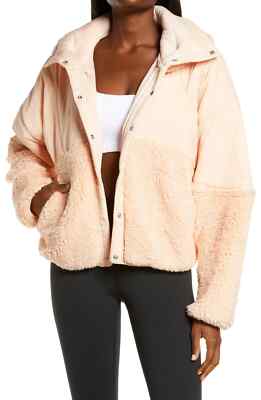 NEW FREE PEOPLE FP MOVEMENT Adventure Awaits Fleece Jacket Size XL