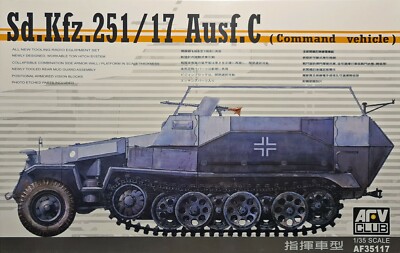AF35117 AFV Club German Sd.Kfz. 251/17 Ausf.C Command Vehicle Bausatz 1:35
