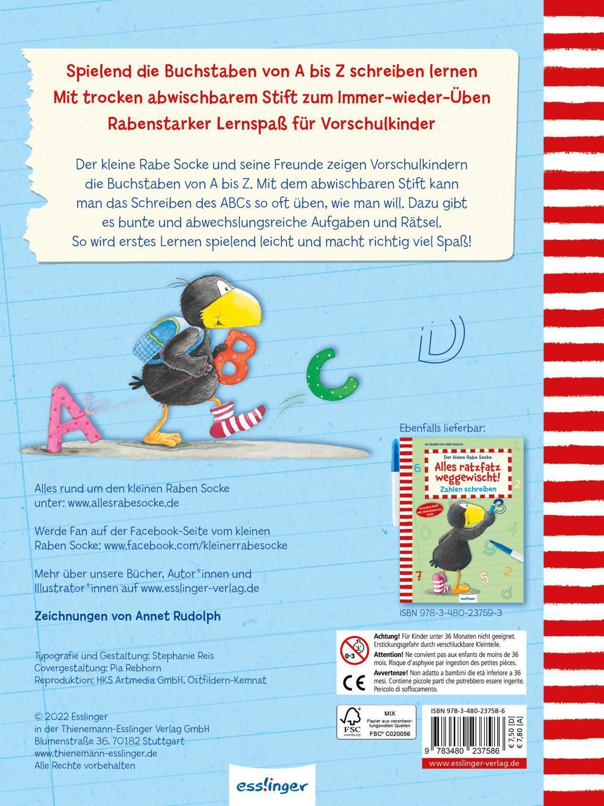 Thumbnail - Der Kleine Rabe Socke: Alles Ratzfatz Weggewischt | Annet Rudolph |