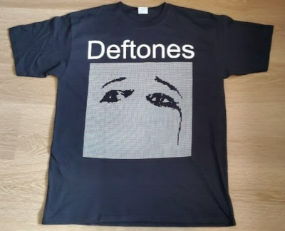 DEFTONES shirt LARGE Soundgarden Korn Metallica Crosses Pantera Team Sleep SOAD
