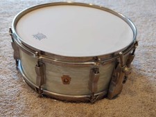 Vintage Snare Drum 1956 Ludwig Marine Pearl very good used condition