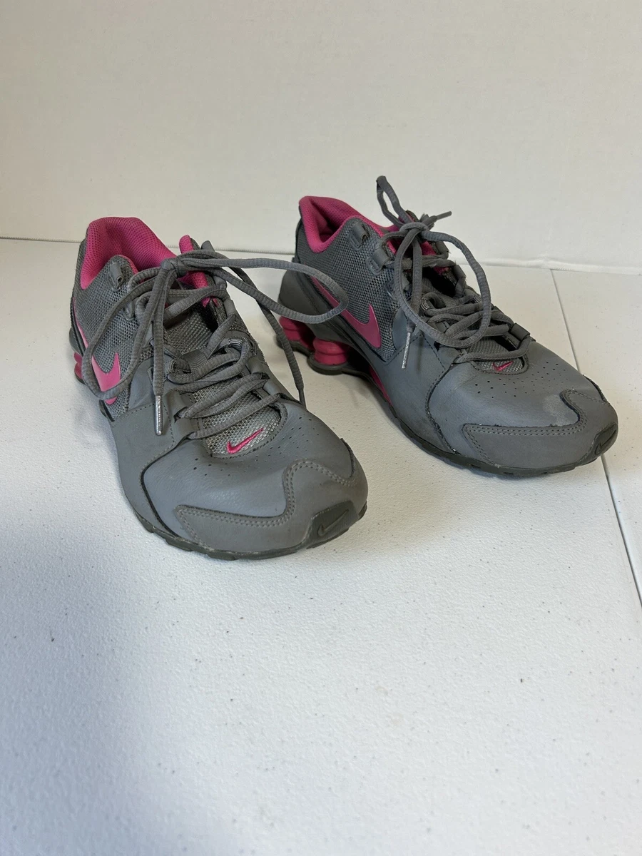 Nike Shox Avenue GS Women s Youth Shoes sz 7 Grey Pink 848117 006