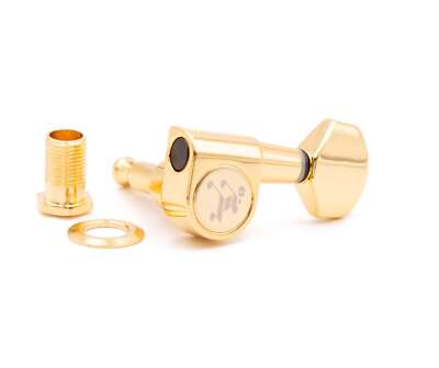 Tone Ninja Import 2-Pin tuner set, 6 Inline non-staggered, Gold