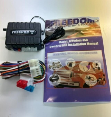 NEW FREEDOM 150 ALARM BRAIN & WIRING ONLY Proline Keyless Entry Security System