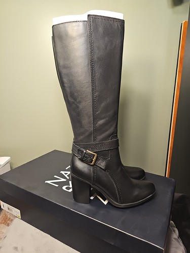 Naturalizer Kelsey, Black Riding Boots - Picture 3 of 7