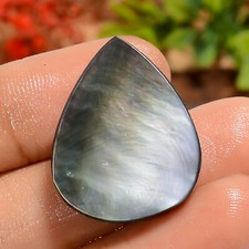 Natural Mother Of Pearl Pear Shape Cabochon Loose Gemstone 24.5 Ct. 25X20X6 mm