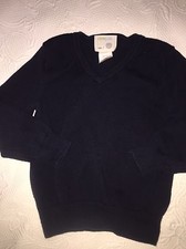 Great Crewcuts Toddler Boy Sz. 2 Classic Navy V- Neck Sweater. Cute