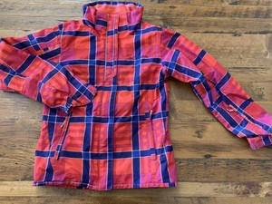 plaid ski jacket