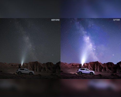 5 Night Sky presets Lightroom presets Astrophotography presets Milky way presets - Picture 7 of 9