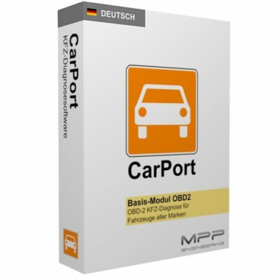 Original CARPORT PRO EDITION / VOLLVERSION OBD 2 Diagnose Software CAN UDS KKL
