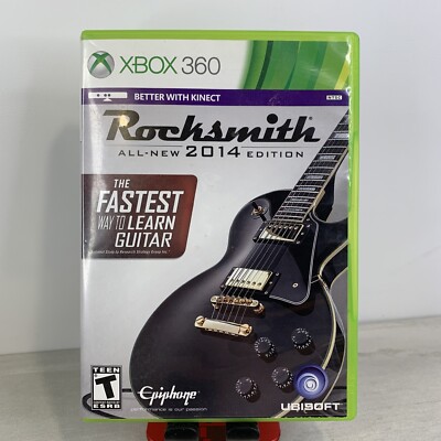 Rocksmith: 2014 Edition - Microsoft Xbox 360 No Manual- Learn Guitar clean disc