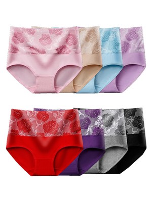 DJskiyers Women Plus Size Panties Leakproof Cotton Underwear Tummy Control Panty Solid Soft Underpants Ladies Incontinence Briefs 2b86aa46 5e23 4874 86ff 70d3293999f2.007f3e09ba0656bcdc9703a52f6275ee
