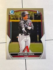 Christian Cerda 2023 Bowman Chrome Prospect #BCP-56 Diamondbacks