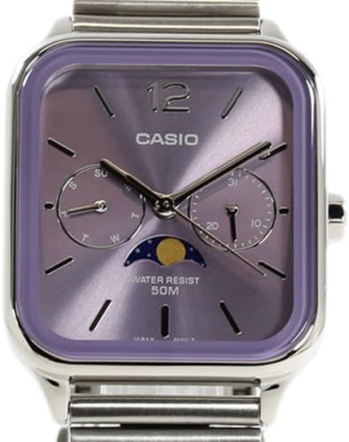 【限定特価】CASIO カシオ MTP-M305D-6A アナログウォッチ Casio MTP-M305D-6A Analog Moonphase Quartz Stainless Steel