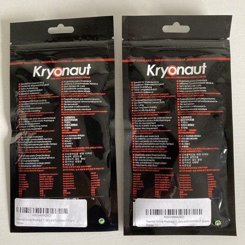Thermal Grizzly Hydronaut 1G High Performance Lot of 2 Grease 1 Gram w/ Spatula - 第 2/3 張圖片