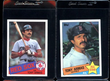 1985 TOPPS #785 & ALL STAR #707 TONY ARMAS BOSTON RED SOX
