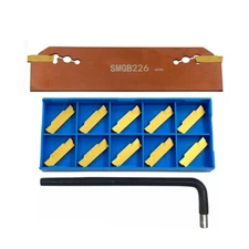 Grooving Slotting Tool Cut Off Plate Tool Lathe Turning Tools SMGB226 + MGMN200