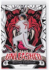 2024 Donruss Heston Kjerstad #11 Unleashed Baltimore Orioles