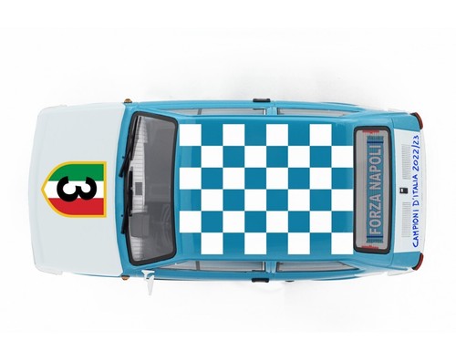 Modellino Fiat 126 Forza Napoli Scudetto 1/18 Limited Edition Laudaracing - Foto 3 di 11