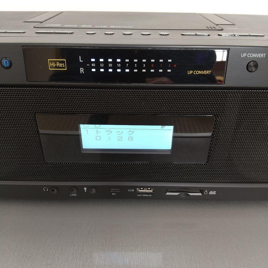 TOSHIBA Aurex TY-AH1 Black SD USB CD MP3 Radio Player Bluetooth Hi-Res  UPConvert