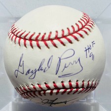 SAN FRANCISCO GIANTS HOF Gaylord Perry +Brandon Belt & 5 Official MLB Baseball