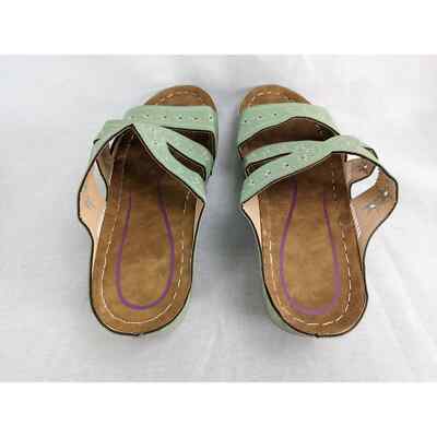 NWOT Fashion lightweight painted indoor outdoor sandals Amazon.com: Sandals for Women Ladies Anti Slip Flat Low Mid  main image 4