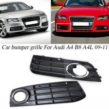 2x Stoßstange Gitter Nebelscheinwerfer Abdeckung Für AUDI A4 B8 A4L 2009-2011