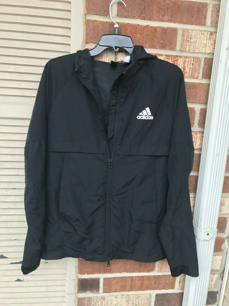 ADIDAS MENS SPORTS WOVEN JACKET SPTID BR3381 BLACK SIZE S look on