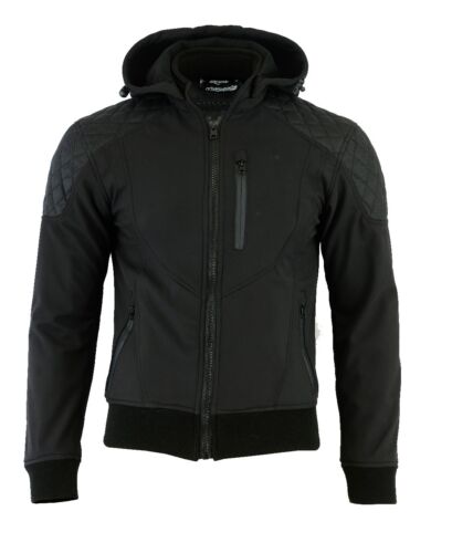 Chaqueta con capucha con capucha RKSports motocicleta CE armadura impermeable carcasa suave - Imagen 1 de 1