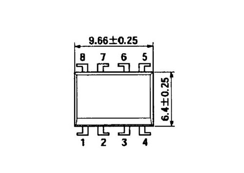 5pcs SOP8TLP350 TLP350F Optocoupler SOP-8 - Picture 3 of 3