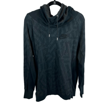 Ladies Nike Dri-Fit Jacquard Rally Cowl Neck Hoodie Size Ladies Nike Dri-Fit Jacquard Rally Cowl Neck Hoodie Size