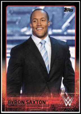 2015 Topps WWE Black #14 Byron Saxton - NM-MT | eBay