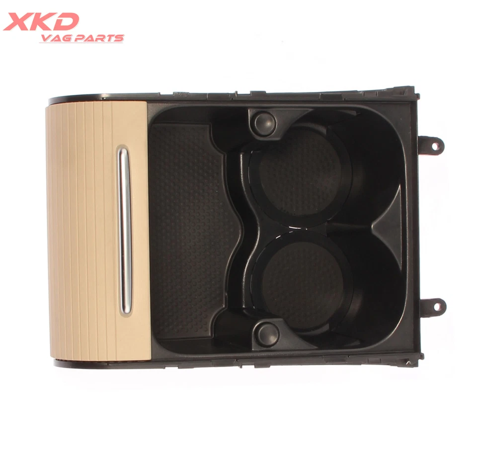 New Beige Central Armrest Cup Holder For VW Passat-EU CC 09-15 3C0858329A - Image 2 of 4