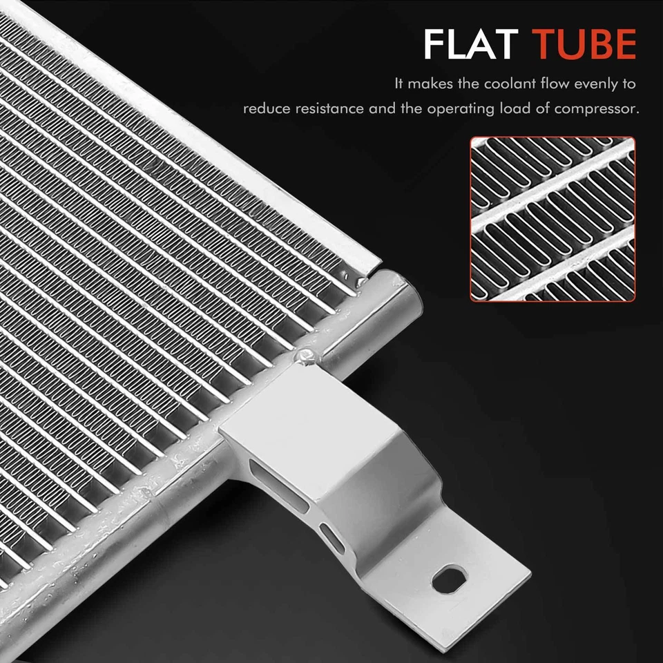 Condensador de aire acondicionado aire acondicionado con soporte para Kenworth T680 T880 Peterbilt 567 Foto 3 de 4