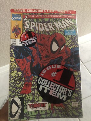Marvel Comics: Spider-MAN #1;1990 McFarlane; In its original packaging unopened!