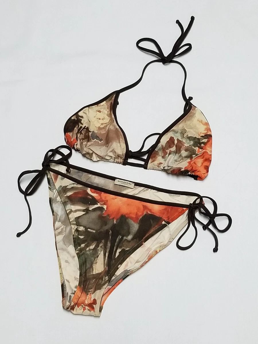 Burberry Bikini string tie side Made in Italy Women s US XL eBay