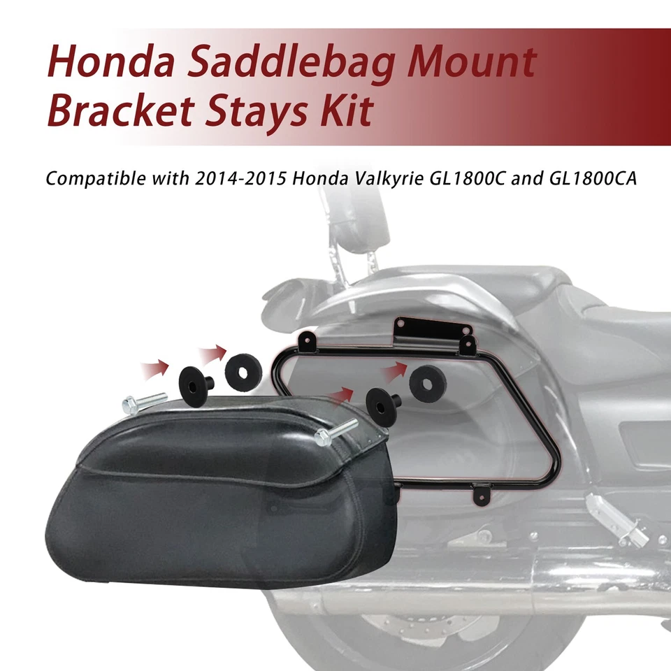 Kit de soportes de montaje de alforja Valkyrie para Honda 2014-2015 GL1800C/GL1800CA Foto 2 de 4