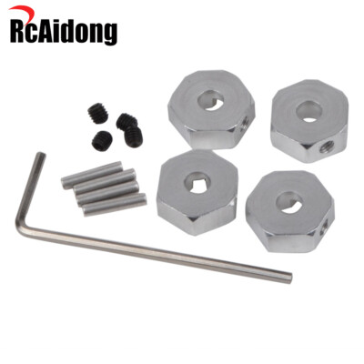 1/10 12mm Wheel Hex Hub 5mm Adapter for Tamiya Traxxas HSP Wltoys RC On-Road Car
