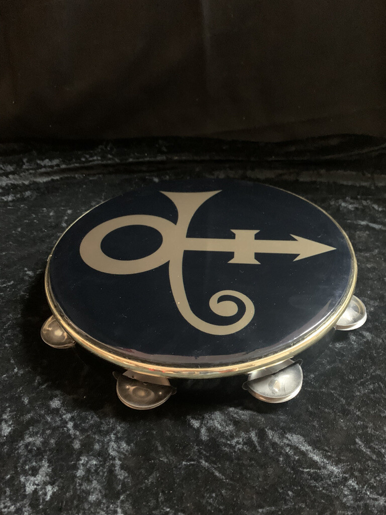 Prince Tambourine Remo Gold and Black Symbol 2006 | eBay