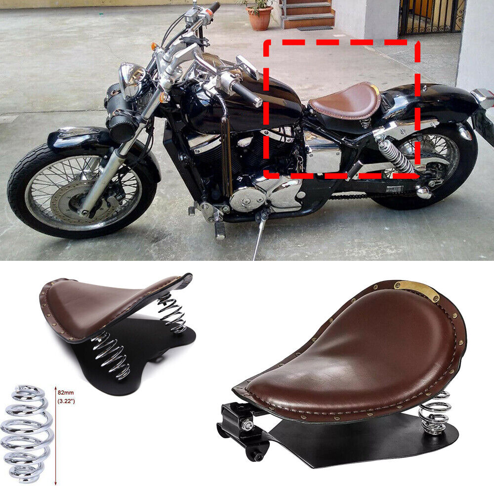 für Harley Heritage Softail Springer 3 Motorrad Bobber Solo Sitz Schwingsattel