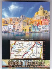 2021 UD Goodwin Champions - World Traveler Map Relics #WT-252 - Naples, Italy
